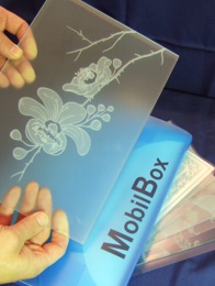 Foto MobilBox Sandstrahl-Dekore